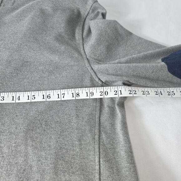 Shred N Thread Womans Blazer Jacket Gray  Patches On Elbows XL NO TOP BUTTON - Picture 3 of 8